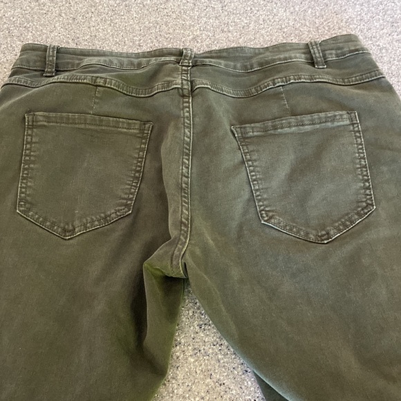 Army green stretchy pants. - Picture 5 of 5